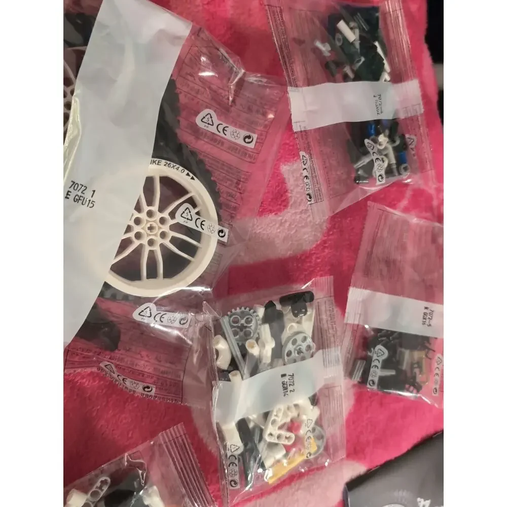 Technique Folding Mountain Bike #7072 DIY Model 242 Piece Build Set Sealed Bags